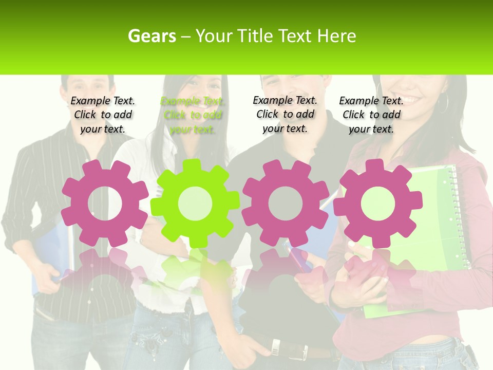 Classroom Guys Hispanic PowerPoint Template