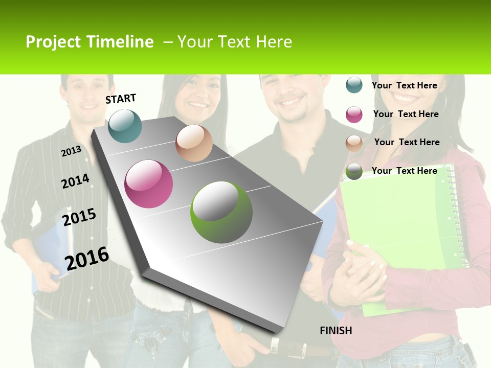 Classroom Guys Hispanic PowerPoint Template