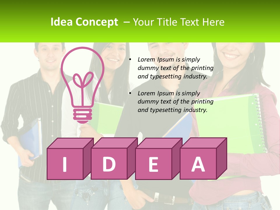 Classroom Guys Hispanic PowerPoint Template