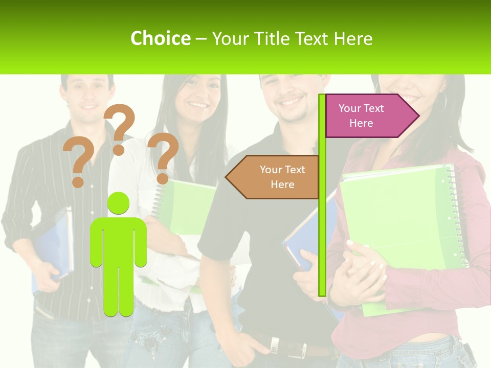 Classroom Guys Hispanic PowerPoint Template