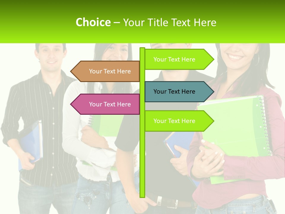 Classroom Guys Hispanic PowerPoint Template