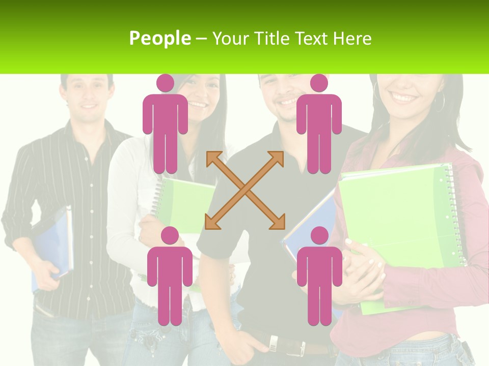 Classroom Guys Hispanic PowerPoint Template