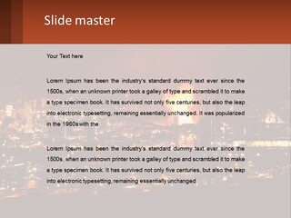 Production Fossil Flowing PowerPoint Template