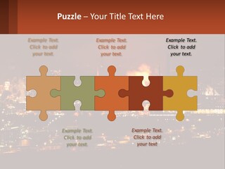 Production Fossil Flowing PowerPoint Template