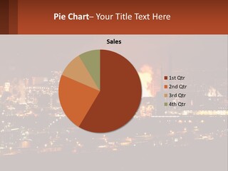 Production Fossil Flowing PowerPoint Template