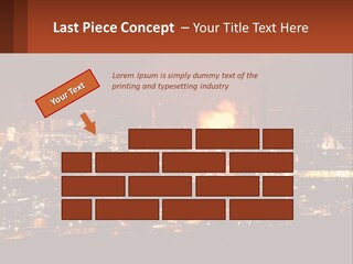 Production Fossil Flowing PowerPoint Template