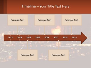 Production Fossil Flowing PowerPoint Template