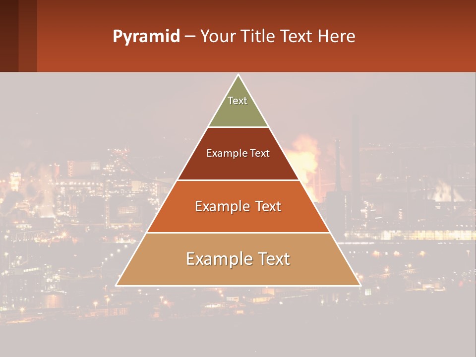Production Fossil Flowing PowerPoint Template