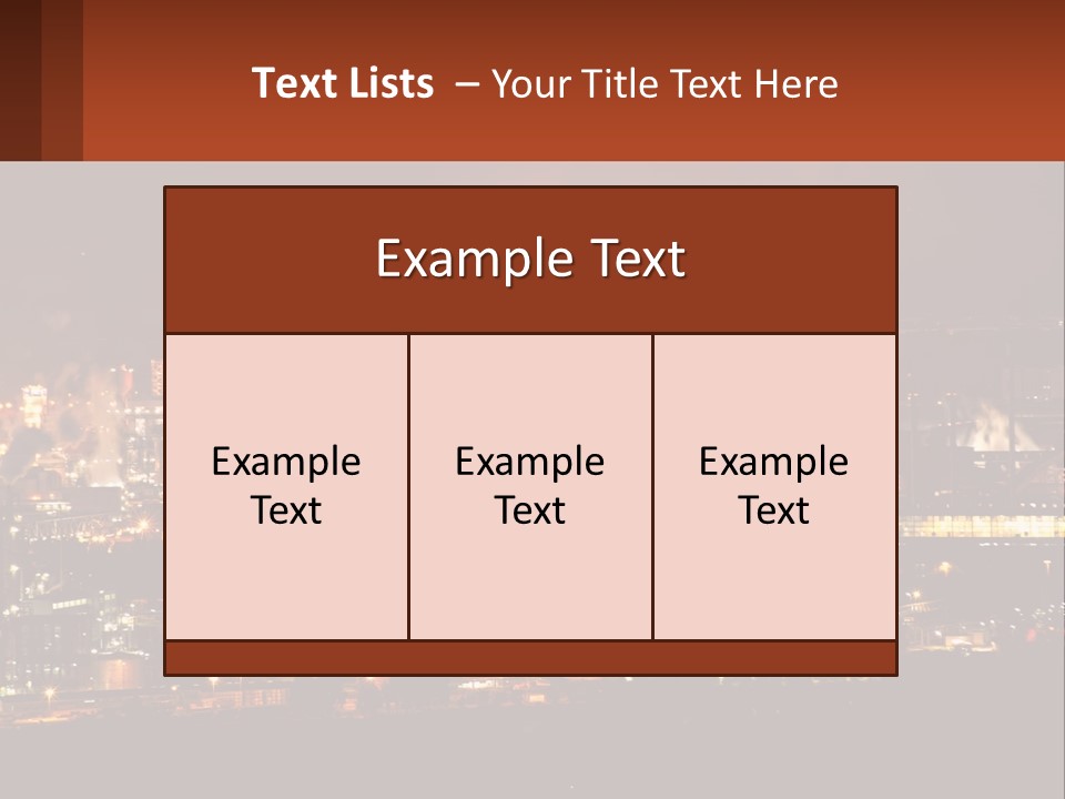 Production Fossil Flowing PowerPoint Template