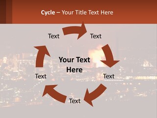 Production Fossil Flowing PowerPoint Template