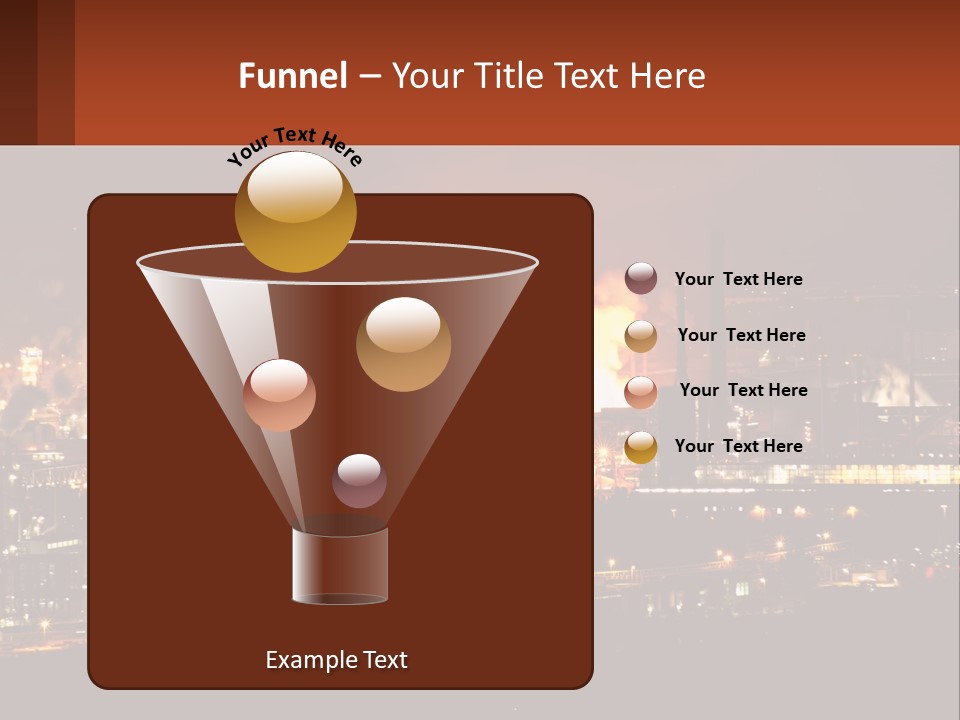 Production Fossil Flowing PowerPoint Template