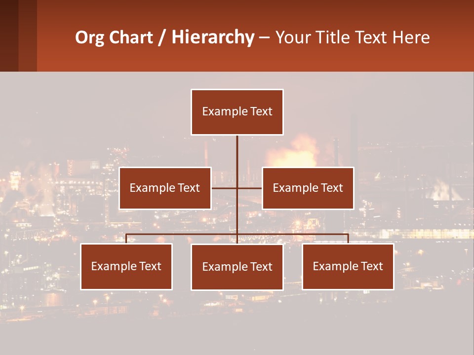 Production Fossil Flowing PowerPoint Template