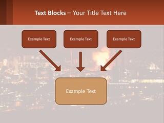 Production Fossil Flowing PowerPoint Template