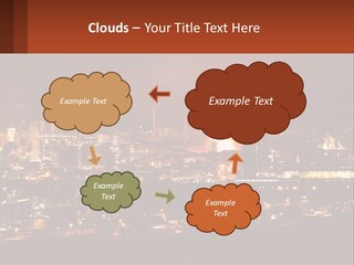 Production Fossil Flowing PowerPoint Template