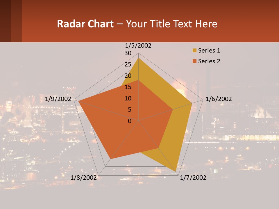 Production Fossil Flowing PowerPoint Template