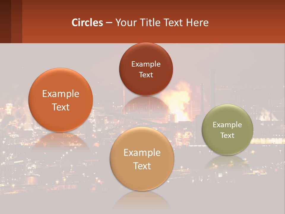 Production Fossil Flowing PowerPoint Template