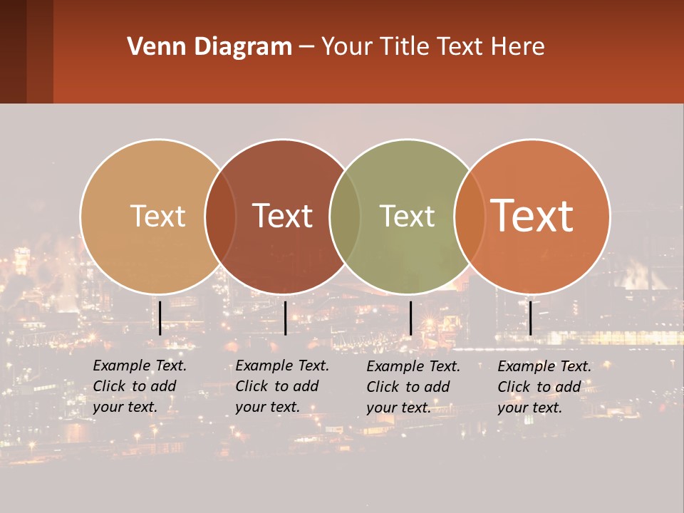 Production Fossil Flowing PowerPoint Template