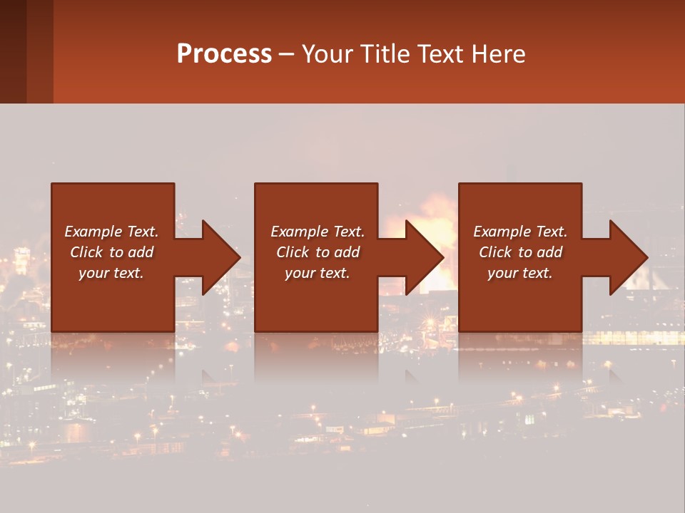Production Fossil Flowing PowerPoint Template