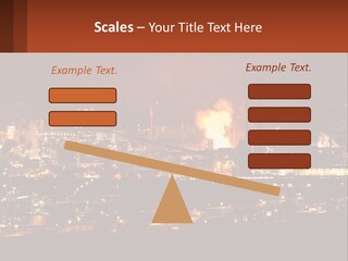Production Fossil Flowing PowerPoint Template