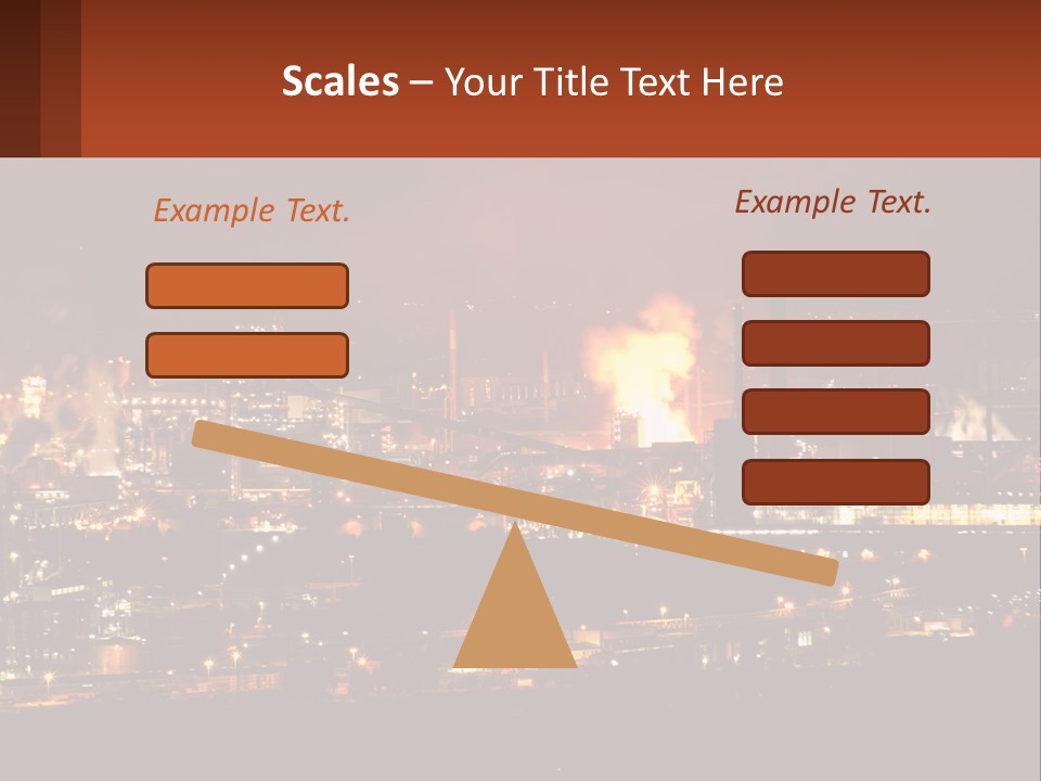Production Fossil Flowing PowerPoint Template