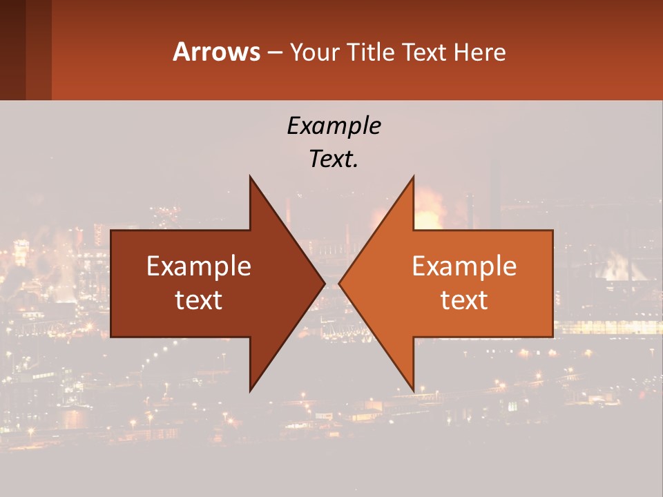 Production Fossil Flowing PowerPoint Template