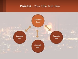 Production Fossil Flowing PowerPoint Template