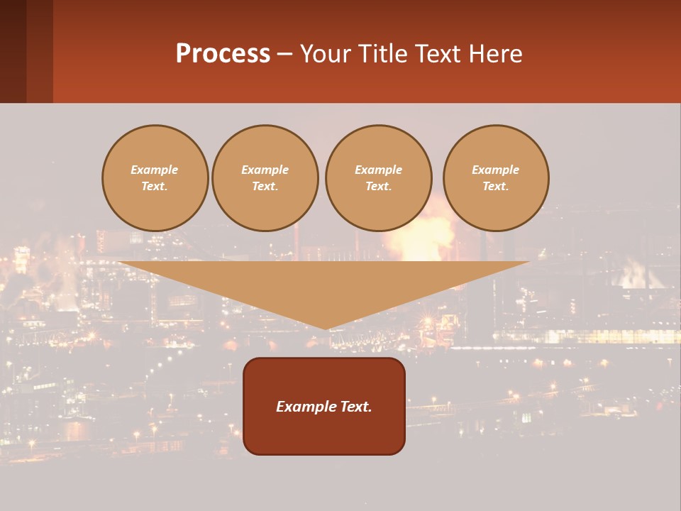 Production Fossil Flowing PowerPoint Template
