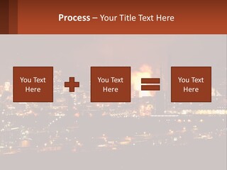 Production Fossil Flowing PowerPoint Template