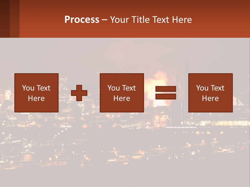 Production Fossil Flowing PowerPoint Template