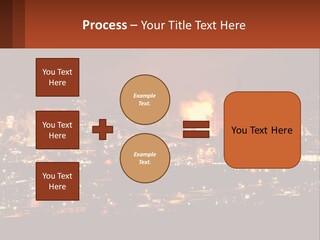 Production Fossil Flowing PowerPoint Template