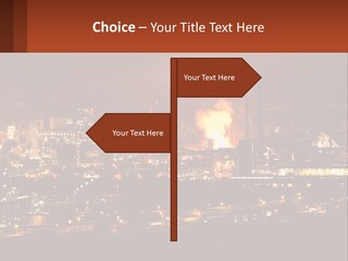 Production Fossil Flowing PowerPoint Template