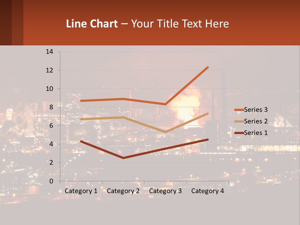 Production Fossil Flowing PowerPoint Template