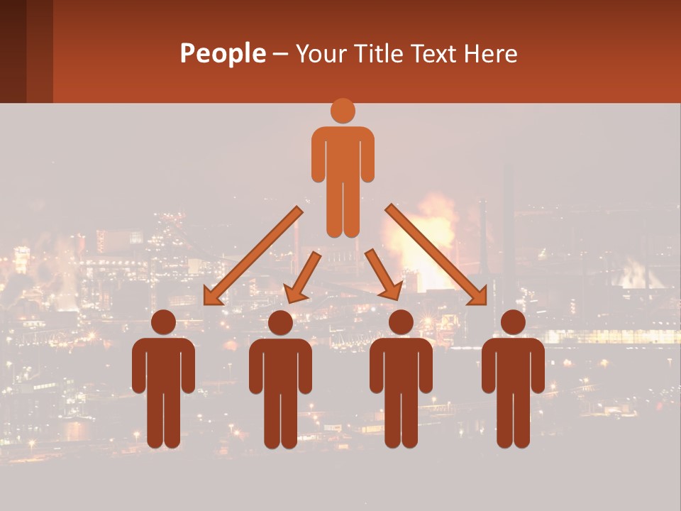 Production Fossil Flowing PowerPoint Template