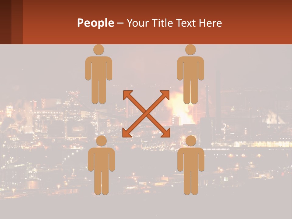 Production Fossil Flowing PowerPoint Template