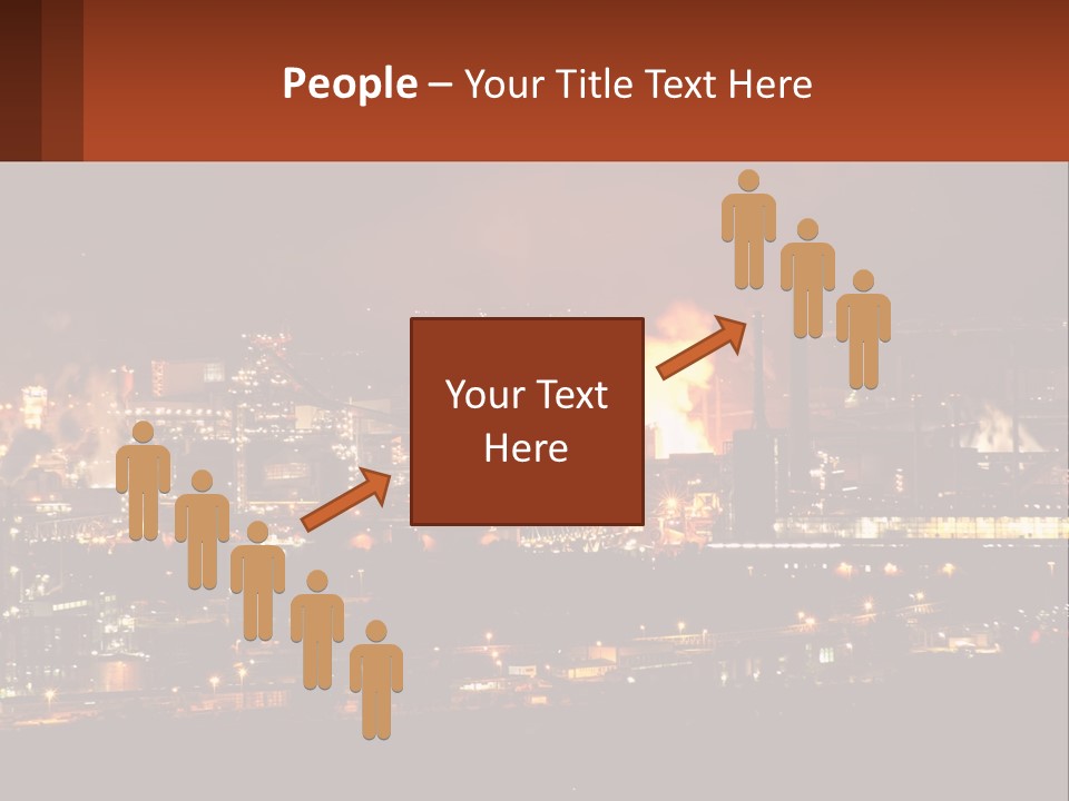 Production Fossil Flowing PowerPoint Template