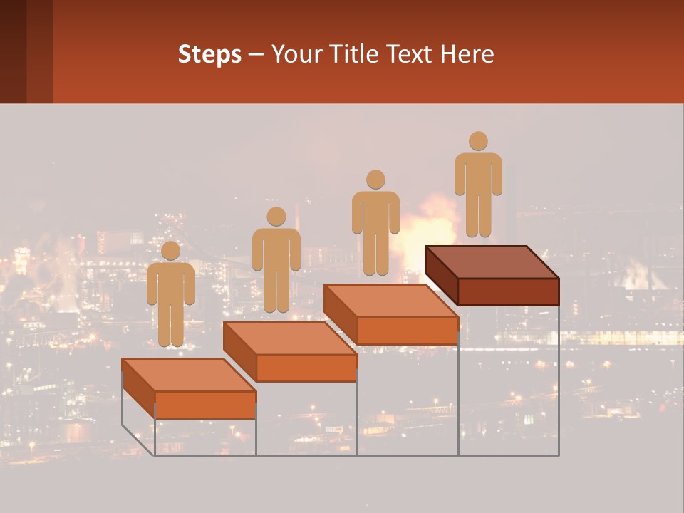 Production Fossil Flowing PowerPoint Template
