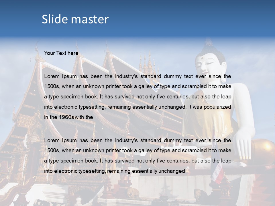 Sky Paint Traditional PowerPoint Template