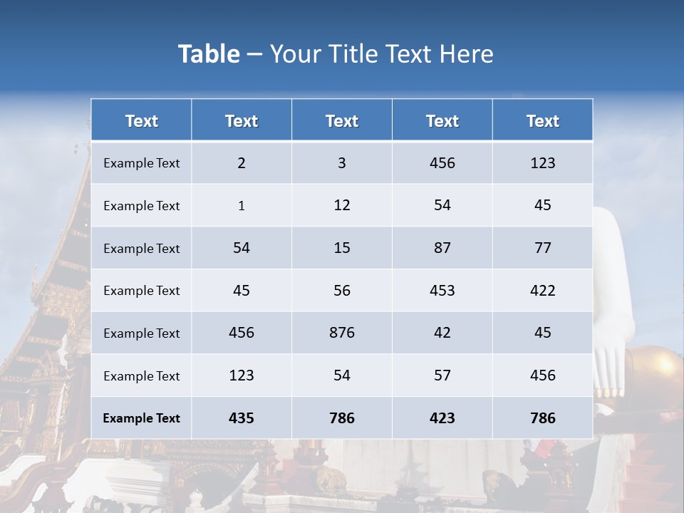 Sky Paint Traditional PowerPoint Template
