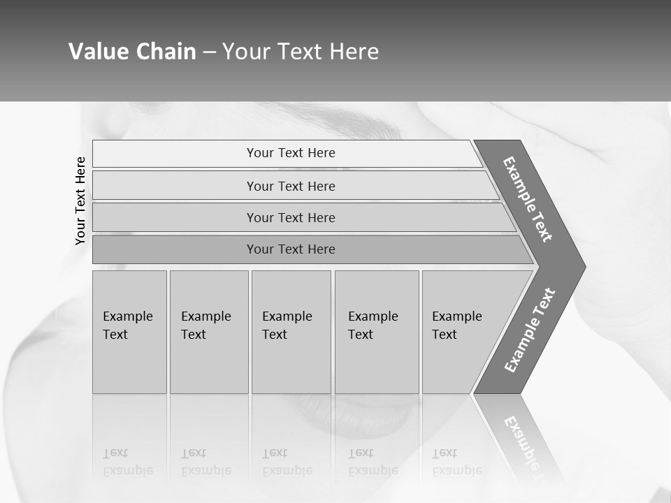 Woman Tears Beauty PowerPoint Template