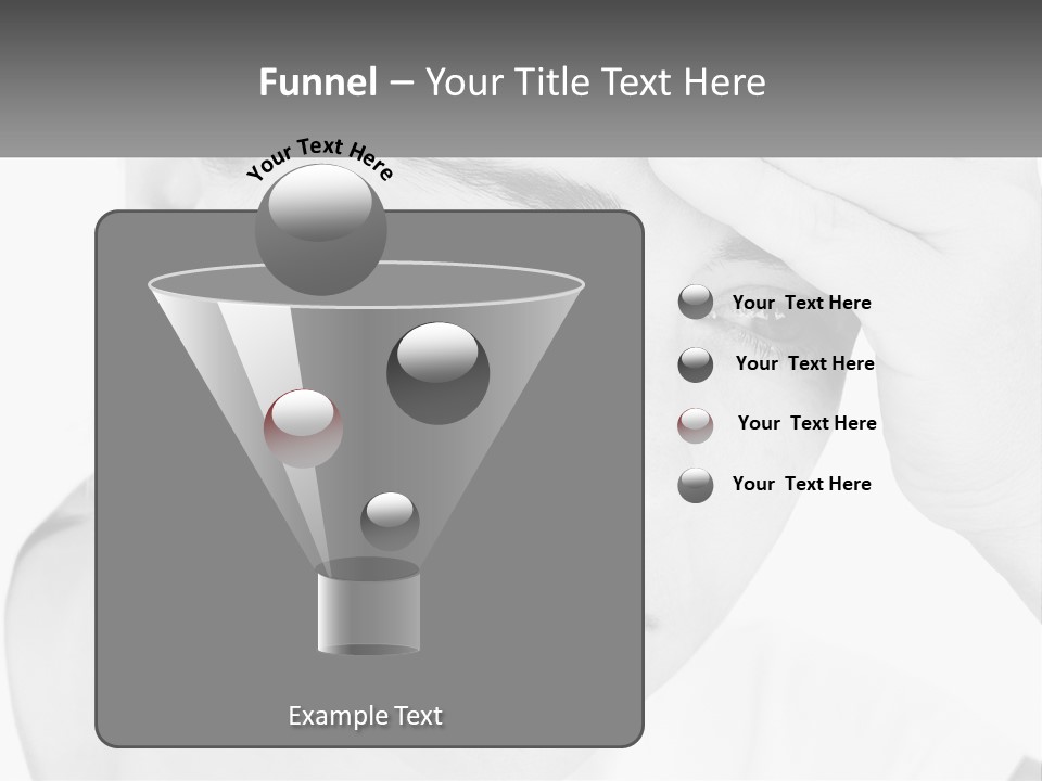 Woman Tears Beauty PowerPoint Template