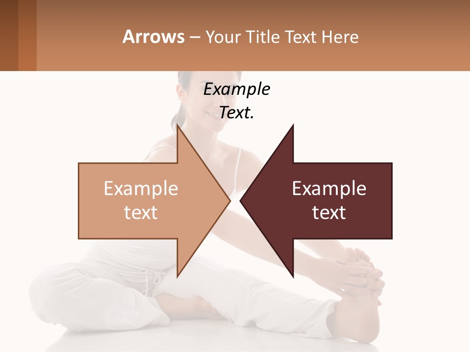 A Woman In A White Dress Is Sitting On The Floor PowerPoint Template