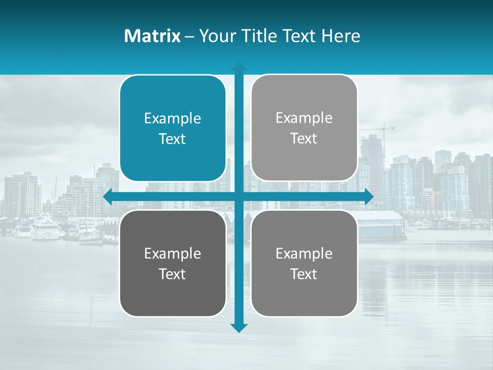 Stanley Park British Columbia Coal Harbor PowerPoint Template