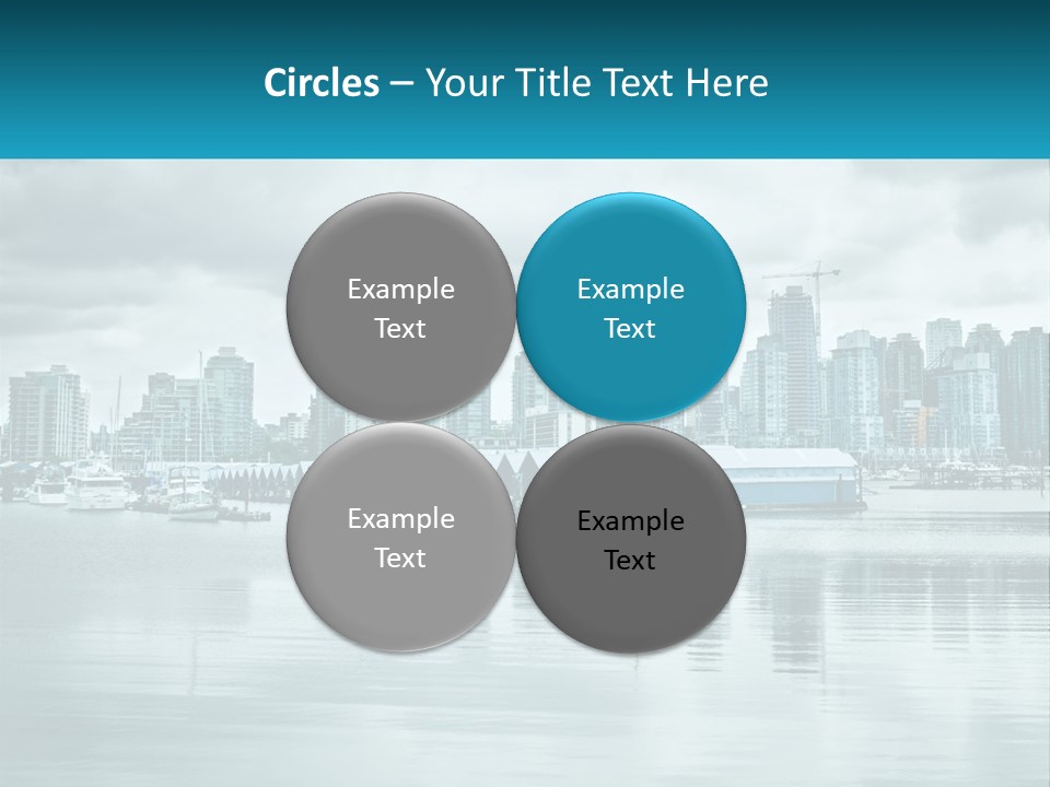 Stanley Park British Columbia Coal Harbor PowerPoint Template