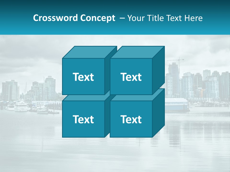 Stanley Park British Columbia Coal Harbor PowerPoint Template