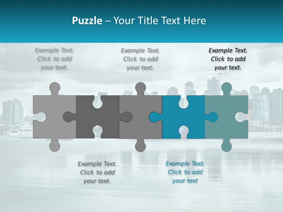 Stanley Park British Columbia Coal Harbor PowerPoint Template