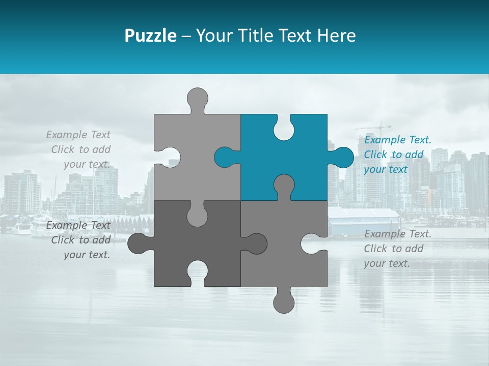 Stanley Park British Columbia Coal Harbor PowerPoint Template