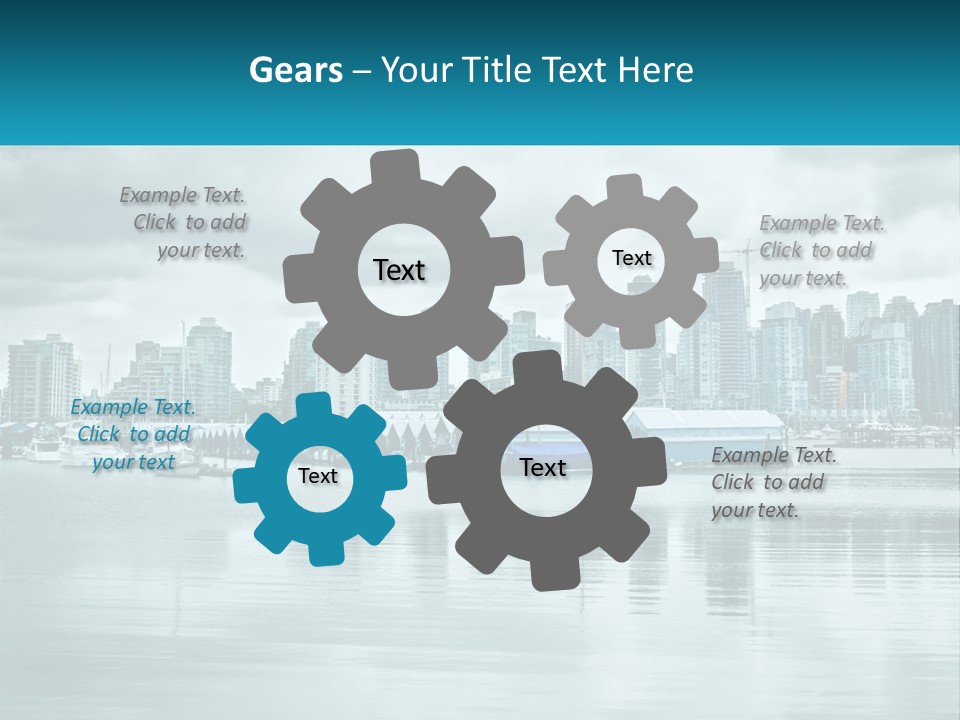 Stanley Park British Columbia Coal Harbor PowerPoint Template