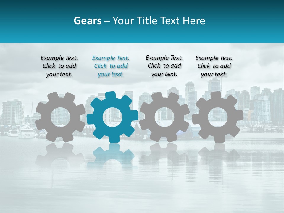 Stanley Park British Columbia Coal Harbor PowerPoint Template