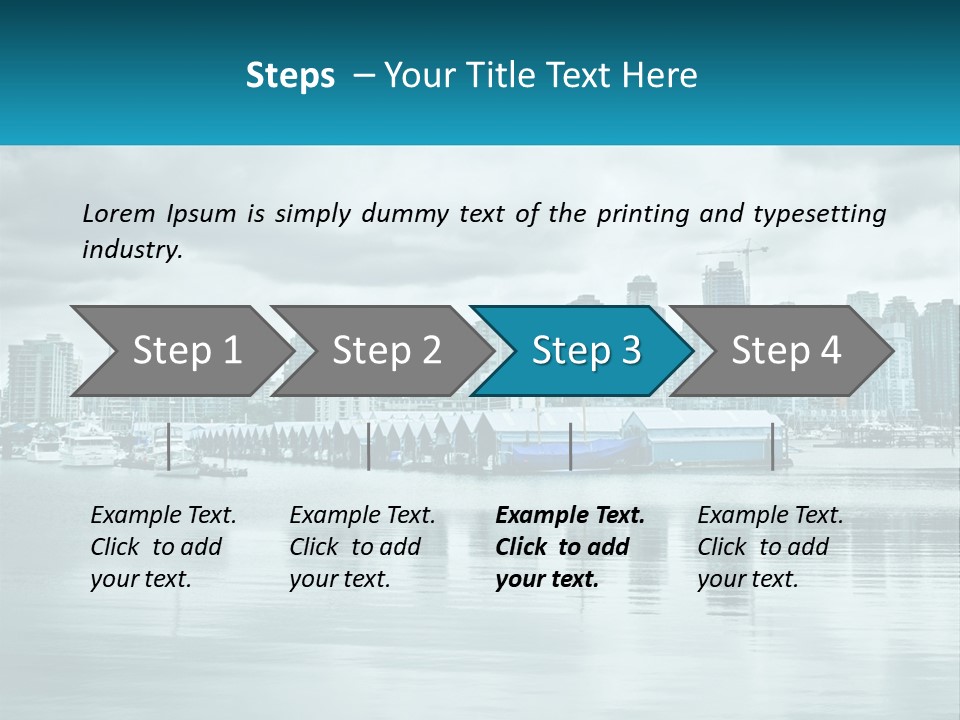 Stanley Park British Columbia Coal Harbor PowerPoint Template