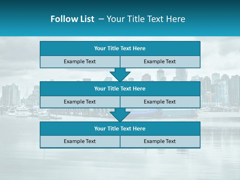 Stanley Park British Columbia Coal Harbor PowerPoint Template